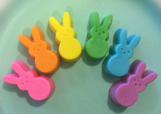 Easter Peep Chicks & Bunny Soaps -Basket Fillers - Set of 6