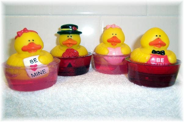 Valentines Day Duck Soap Toy