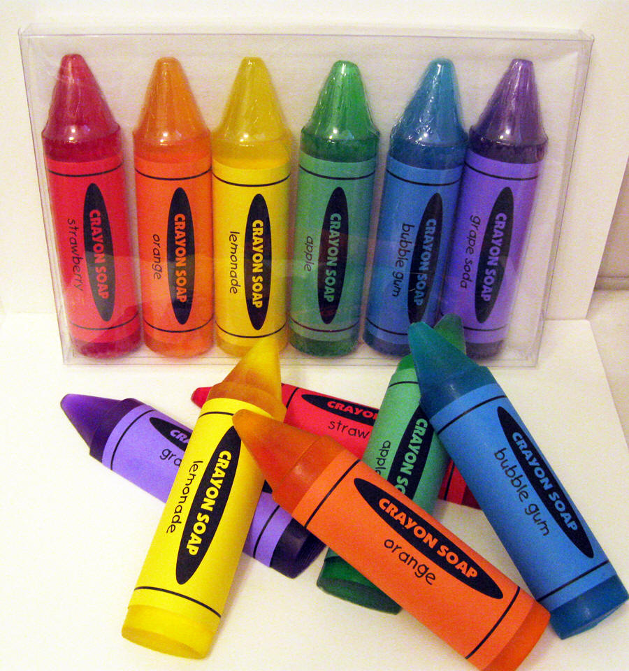 Just Bubbly  Kid Stuff: Crayon Soaps