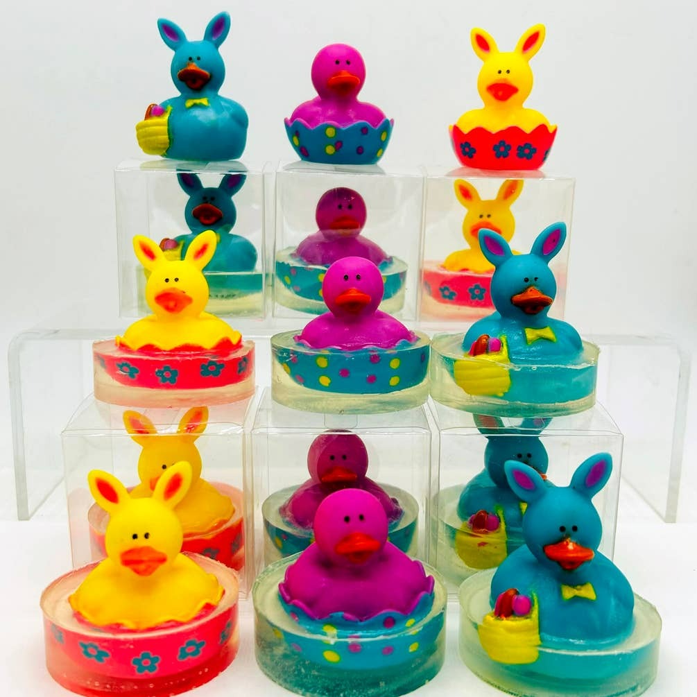 Easter Rubber Duckie Novelty Soap & Toy