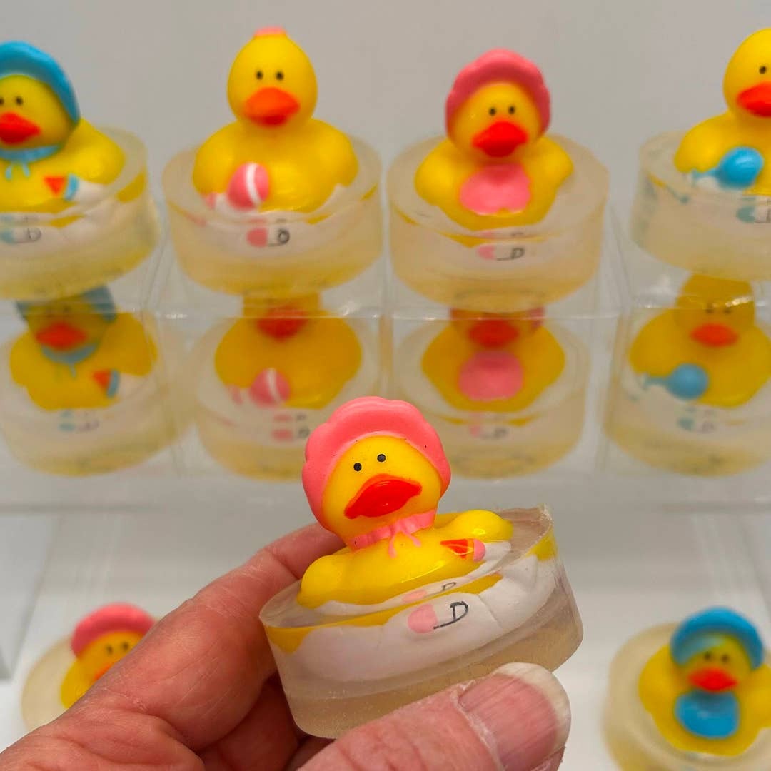 Baby Shower Rubber Duckie Soap & Toy Favors!