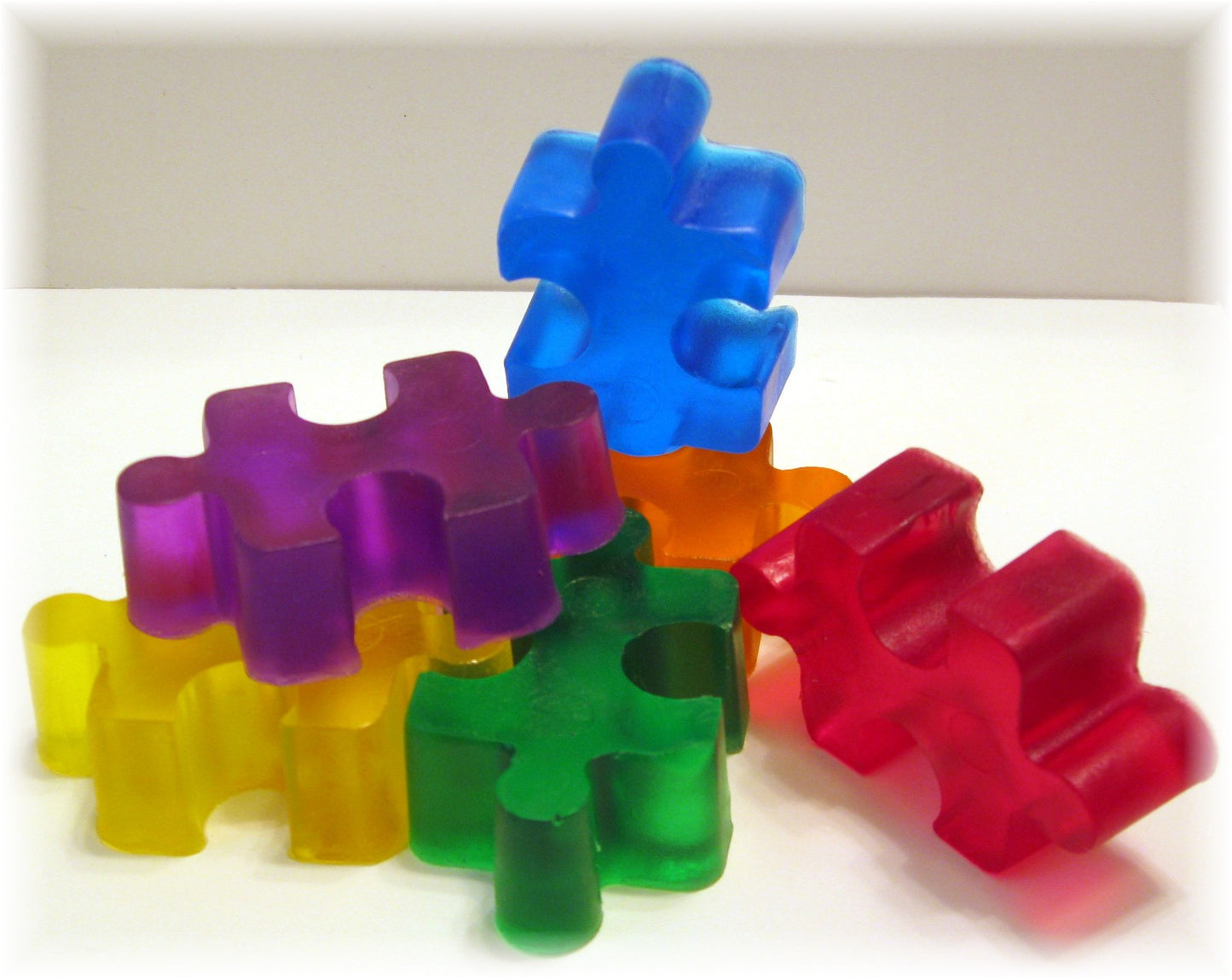 Puzzle Piece Soaps