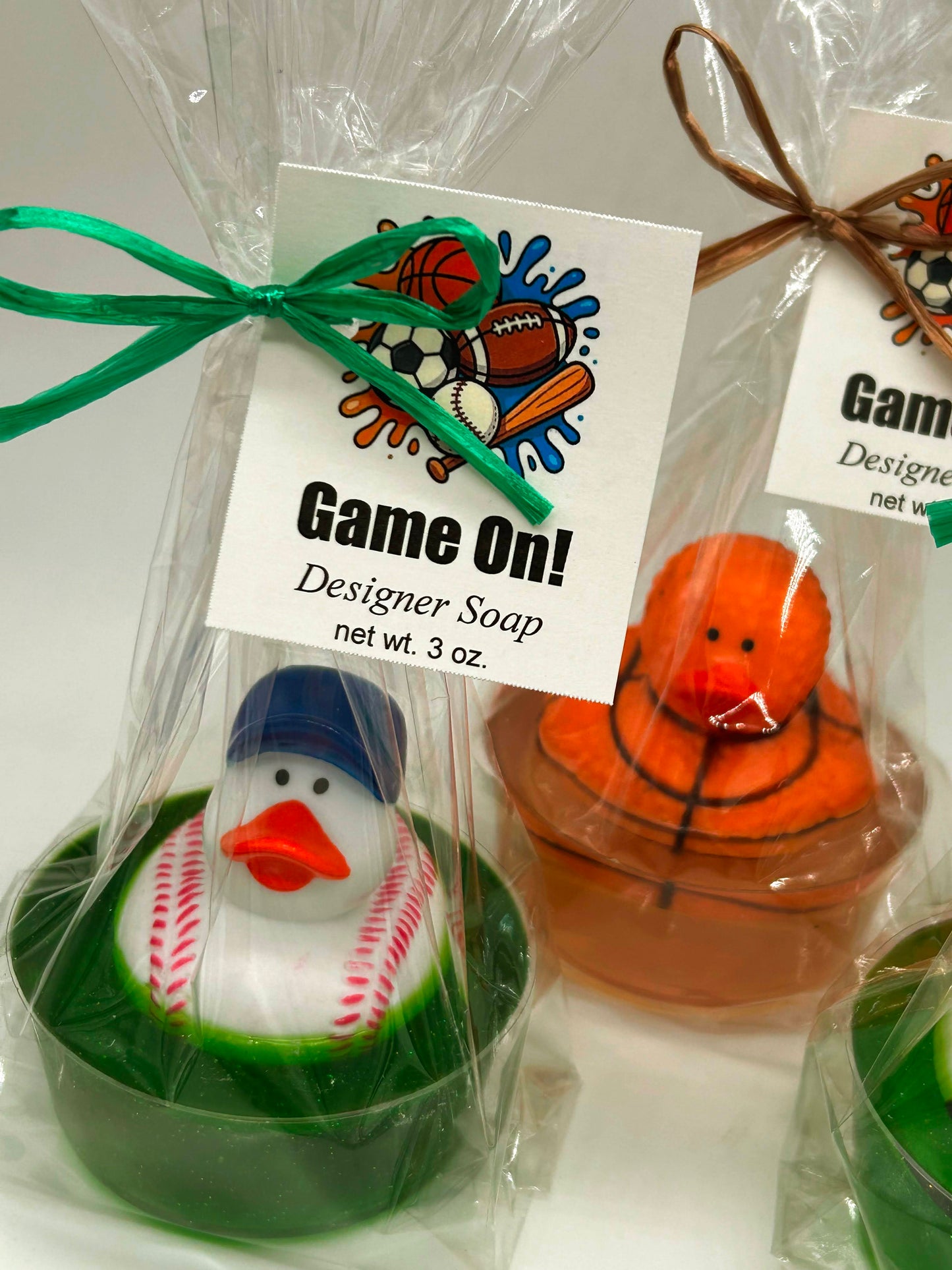 Game On! Handcrafted Sports Duck Soap
