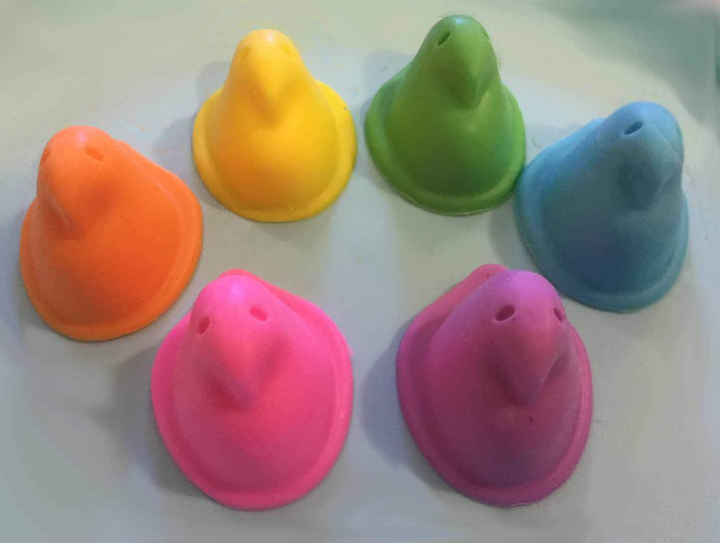 Easter Peep Chicks & Bunny Soaps -Basket Fillers - Set of 6