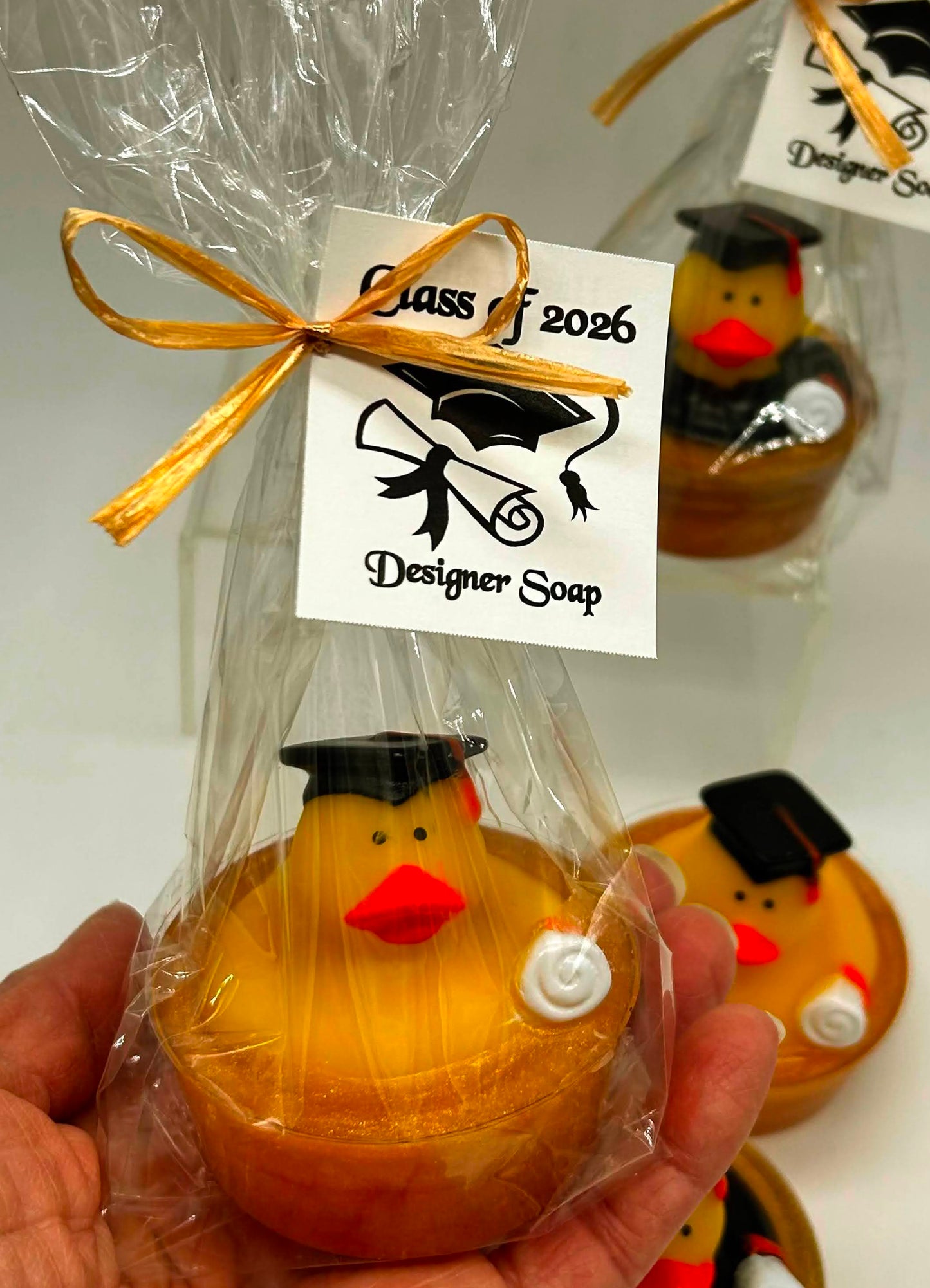 Class of 2026 Graduation Celebration: Artisan Duck Soap & Celebration Bubble Bath Collection