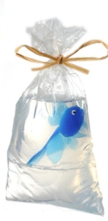 blue goldfish soap in a bag