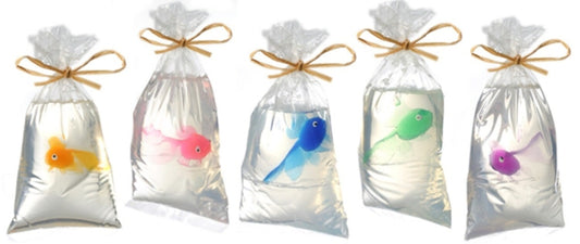 Fish in a bag soap in five different color fish 
