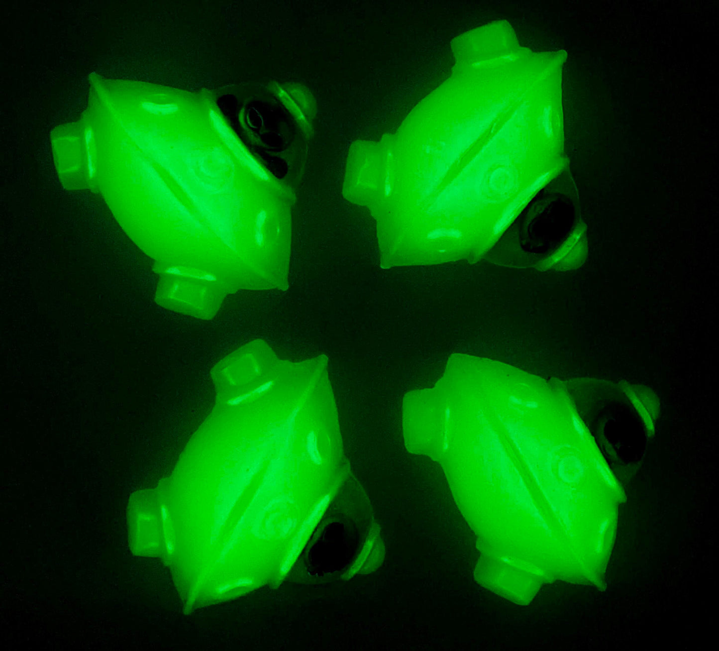 Cosmic UFO Alien Spaceship Soap: Metallic Silver & Glow in the Dark